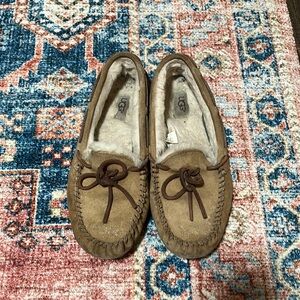 Chestnut UGG moccasins